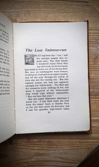 The Lost Salmon-Run - 1924 Legends of Vancouver Island by E.Pauline Johnson (Tekahionwake) - Second Printing