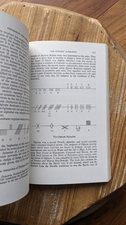 The Ogham Alphabet - 1987 Witchcraft for Tomorrow by Doreen Valiente -Phoenix Publishing Company