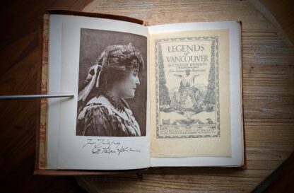 Title page - 1924 Legends of Vancouver Island by E.Pauline Johnson (Tekahionwake) - Second Printing