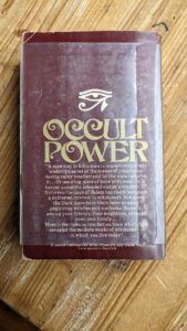 back cover - 1940 WITCHCRAFT - Its Power in the World Today by William Seabrook