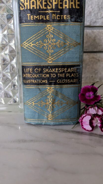 foot of spine - Circa 1920s - Complete Shakespeare with Temple Notes