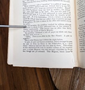 one page damaged inside - 1887 Les Misérables - Vol 2 - By Victor Hugo