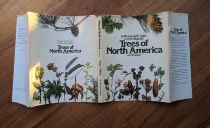 original dustjacket - 1978 Trees of North America and Europe by Roger Phillips