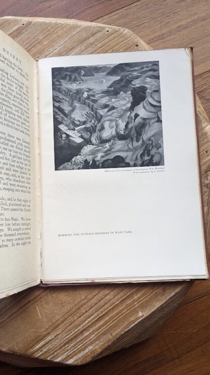 Bombing the Turkish Retreat in Wadi Fara - 1927 Revolt in the Desert by T E Lawrence - First US Edition