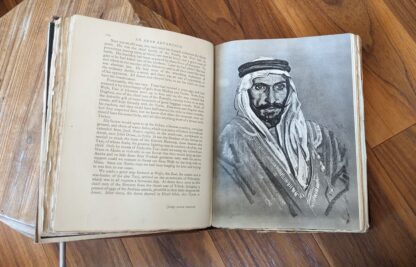 portrait illustration inside - 1935 Seven Pillars of Wisdom - a triumph by T.E. Lawrence - First Trade Edition