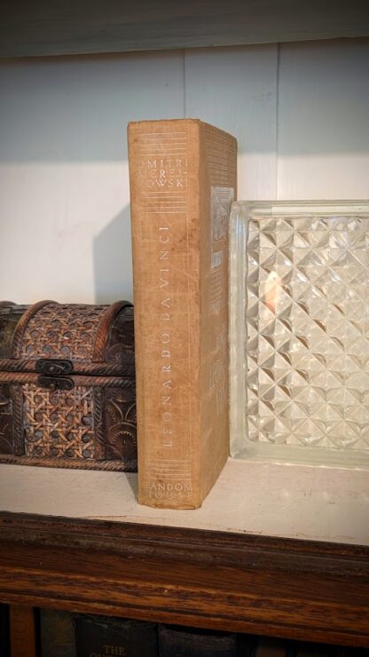 1931 The Romance of Leonardo Da Vinci by Dmitri Merejkowski - First Edition - Spine View