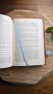 permanent ribbon book marker - 1944 The Moonstone by Wilkie Collins