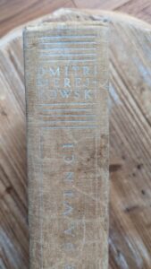 upper spine - 1931 The Romance of Leonardo Da Vinci by Dmitri Merejkowski - First Edition