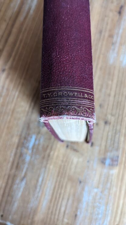 Foot edge of the spine -Sense and Sensibility by Jane Austen - Thomas Y. Crowell - Astor Edition - Undated - Circa 1890s to early 1900s