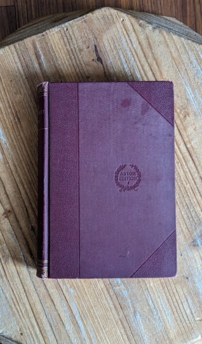 Front Panel View - Sense and Sensibility by Jane Austen - Thomas Y. Crowell - Astor Edition - Undated - Circa 1890s to early 1900s