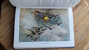 The Star Lovers - Illustration by Warwick Goble - 1979 Green Willow and other Japanese Fairy Tales by Grace James