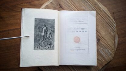 1908 The Light That Failed by Rudyard Kipling - The Works of Rudyard Kipling - Charles Scribner's Sons