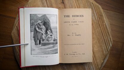 The Heroes or Greek Fairy Tales for My Children by Rev. C. Kingsley - Undated - Circa 1900s - Title page