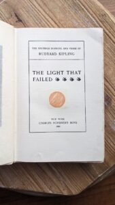 Title page - 1908 The Light That Failed by Rudyard Kipling - The Works of Rudyard Kipling - Charles Scribner's Sons