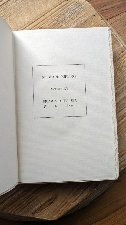 pre title - 1899-1909 The Works of Rudyard Kipling - Charles Scribner's Sons - 14 Volume Set