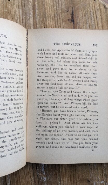 seam split inside - The Heroes or Greek Fairy Tales for My Children by Rev. C. Kingsley - Undated - Circa 1900s