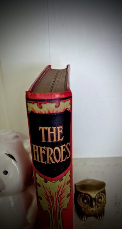 top edge of spine - The Heroes or Greek Fairy Tales for My Children by Rev. C. Kingsley - Undated - Circa 1900s