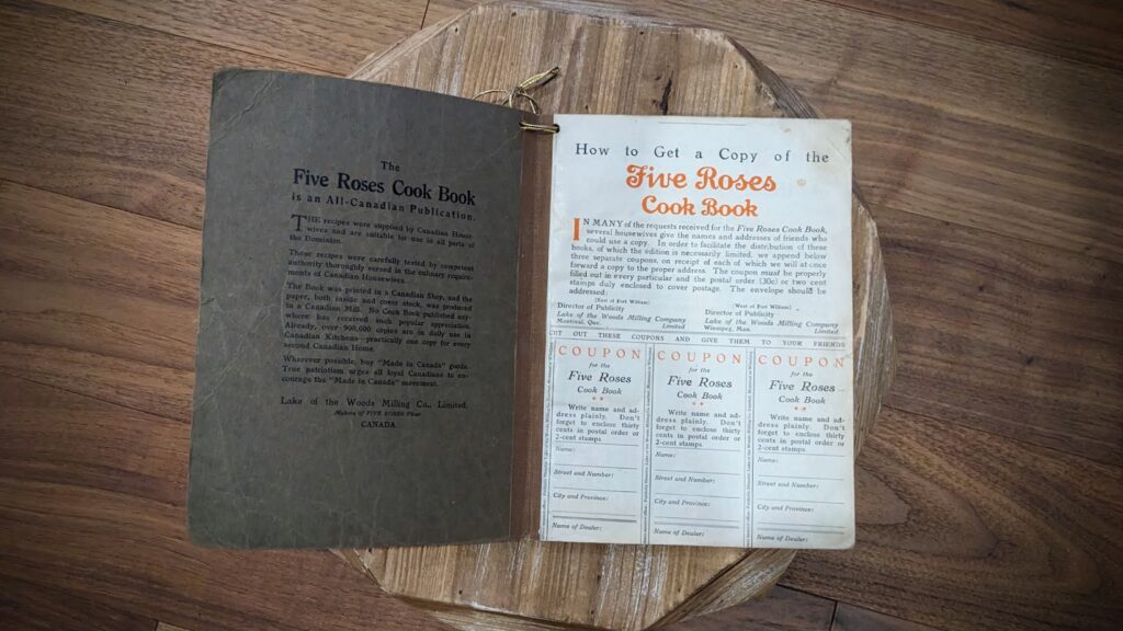 1915 Five Roses Book Book; Bread and Pastry Etc