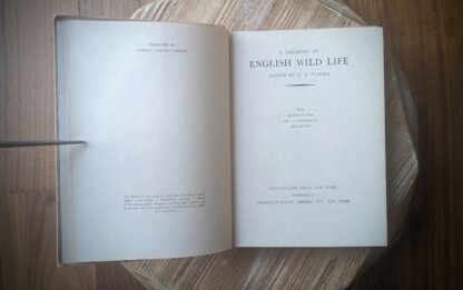 A Treasury of English Wild Life Edited by W.J. Turner - title page