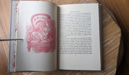 Alice on the couch with her cat - John Tenniel illustration - Children’s Junior Deluxe Editions Collection