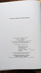 Copyright page - 1981 - Gleebs of Wizagon - First Edition