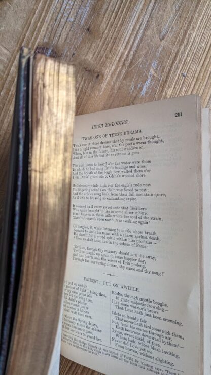 Irish Melodies - The Poetical Works of Thomas Moore - published by Henry Frowde - undated