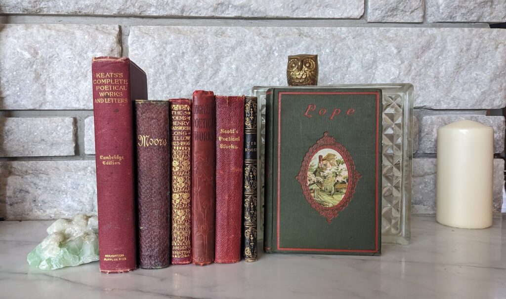 Lot of 7 Antiquarian Books - Poetry and Prose- 1851 to1914