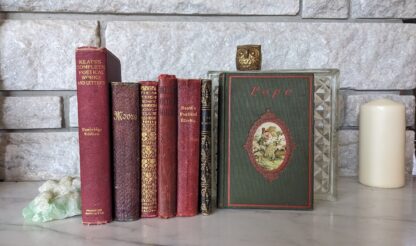 Lot of 7 Antiquarian Books - Poetry and Prose- 1851 to1914