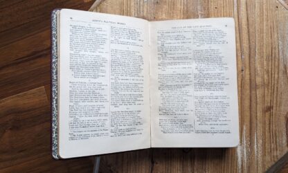 Pages inside - Title page - Undated Antiquarian copy of The Poetical Works of Sir Walter Scott - Published by Myers & Company