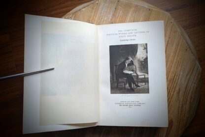 Title page -1899 The Complete Works and Letters of John Keats - Cambridge Edition