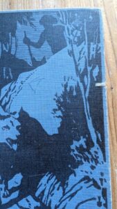 damage up close on front panel - 1952 All the Mowgli Stories by Rudyard Kipling - Macmillan and Co. Limited