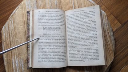 pages inside a 1851 Copy of Sir Roger De Coverley by the Spectator