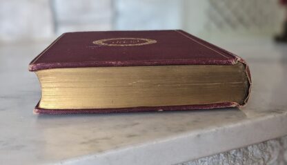 top edge of textblock gold gilt - 1899 The Complete Works and Letters of John Keats - Cambridge Edition