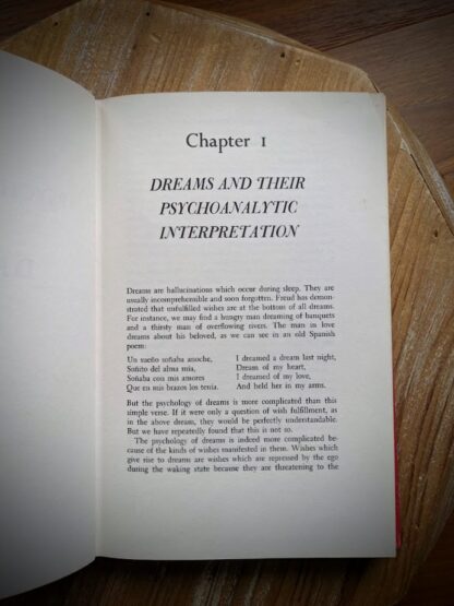 Chapter 1 - 1966 The Psychoanalysis of Dreams by Angel Garma - Published by Pall Mall Press