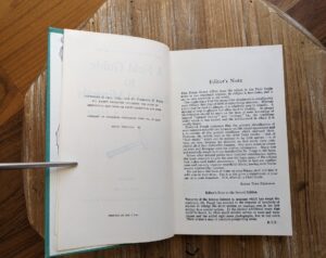 copyright page - 1960 A Field Guide to Rocks and Minerals by Frederick H. Plough - Third Edition