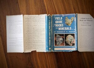 dustjacket - 1960 A Field Guide to Rocks and Minerals by Frederick H. Plough - Third Edition