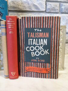 1962 The Talisman Italian Cookbook by Ada Boni