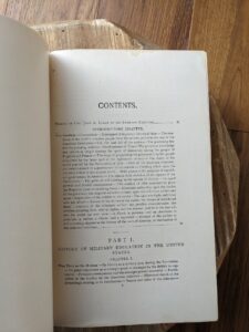 First page of Contents - 1887 The Volunteer Soldier Of America John A. Logan 1st Edition