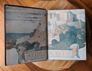 Pastedown and Endpaper - 1941 The Scottish Chiefs by Jane Porter - Published by Charles Scribner's Sons