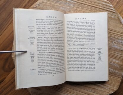 pages inside - 1934 Good Food – Month by Month Recipes by Ambrose Heath