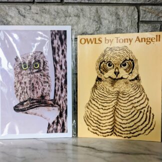 1979 Owls by Tony Angell and Tofino Artist Screech Owl Print