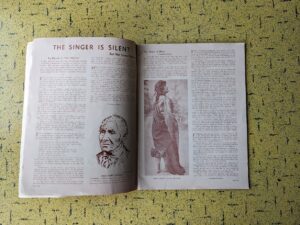 pages inside a 1961 copy of The Native Voice - Special Pauline Johnson Centenary Edition