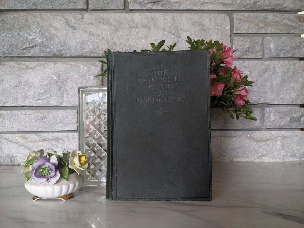 1937 The Complete Book of Gardening by John Coutts Illustrated - Front Panel