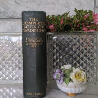 1937 The Complete Book of Gardening by John Coutts Illustrated - Spine view
