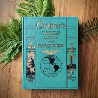 1942 Collier's World Atlas and Gazetteer - Maps land captured during WWII