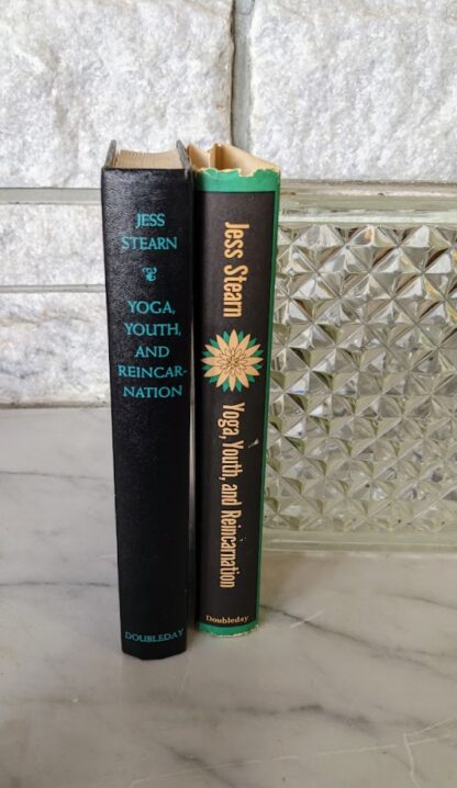 1965 Yoga, Youth, and Reincarnation by Jess Stearn - Book Club Edition - Spine View
