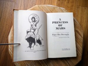 1970 A Princess of Mars by Edgar Rice Burroughs - Illustrated by Frank Frazetta - title page