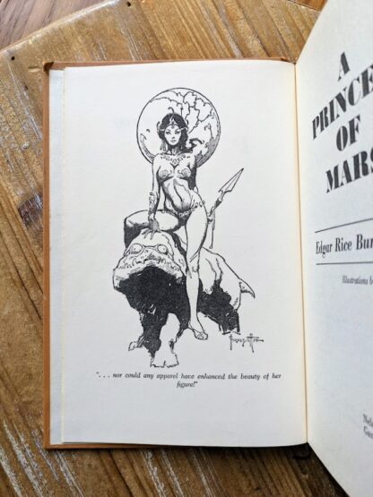 1970 A Princess of Mars by Edgar Rice Burroughs - Illustration by Frank Frazetta