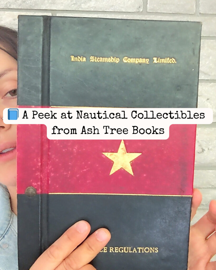 A peek at Nautical Collectibles at Ash Tree Books
