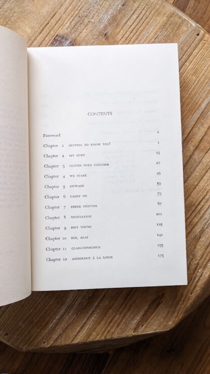 Contents page one of 2 - 1965 Yoga, Youth, and Reincarnation by Jess Stearn - Book Club Edition